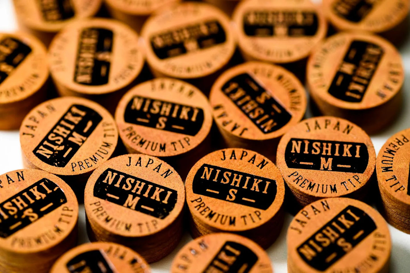 NISHIKI PREMIUM POOL CUE TIP - BROWN
