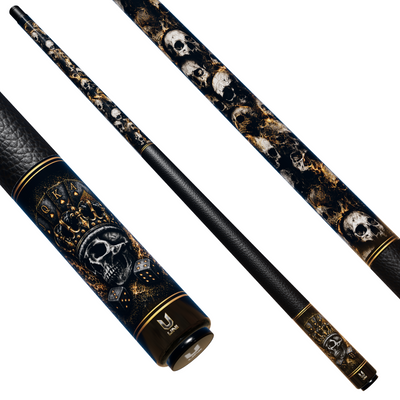 Uni Gold Skull Carbon Fiber Pool Cue