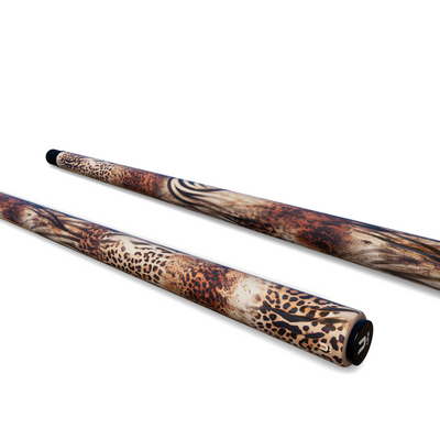 Leopard Print Carbon Fiber Pool Cue