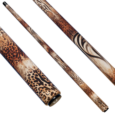 Leopard Print Carbon Fiber Pool Cue