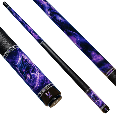 Uni Purple Wolf Carbon Fiber Pool Cue