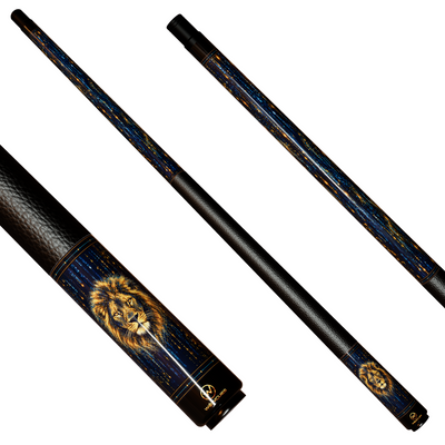 Wowcue Majestic Lion Glass Fiber Pool Cue | King of the Jungle