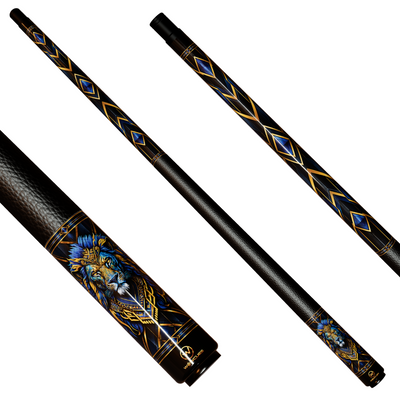 Wowcue Majestic Lion Glass Fiber Pool Cue | Regal Strength & Power