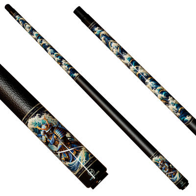 Wow Samurai Wave Carbon Fiber Pool Cue | Japanese Warrior