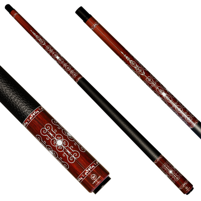 Wowcue Traditional Scrollwork Glass Fiber Pool Cue