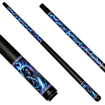 Wowcue Grim Reaper Glass Fiber Pool Cue | Dark Fantasy Theme