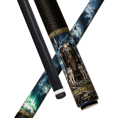 Wowcue Odin Glass Fiber Pool Cue | Norse Warrior Myth