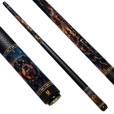Uni Rottweiler Carbon Fiber Pool Cue | Dog Lover Pro