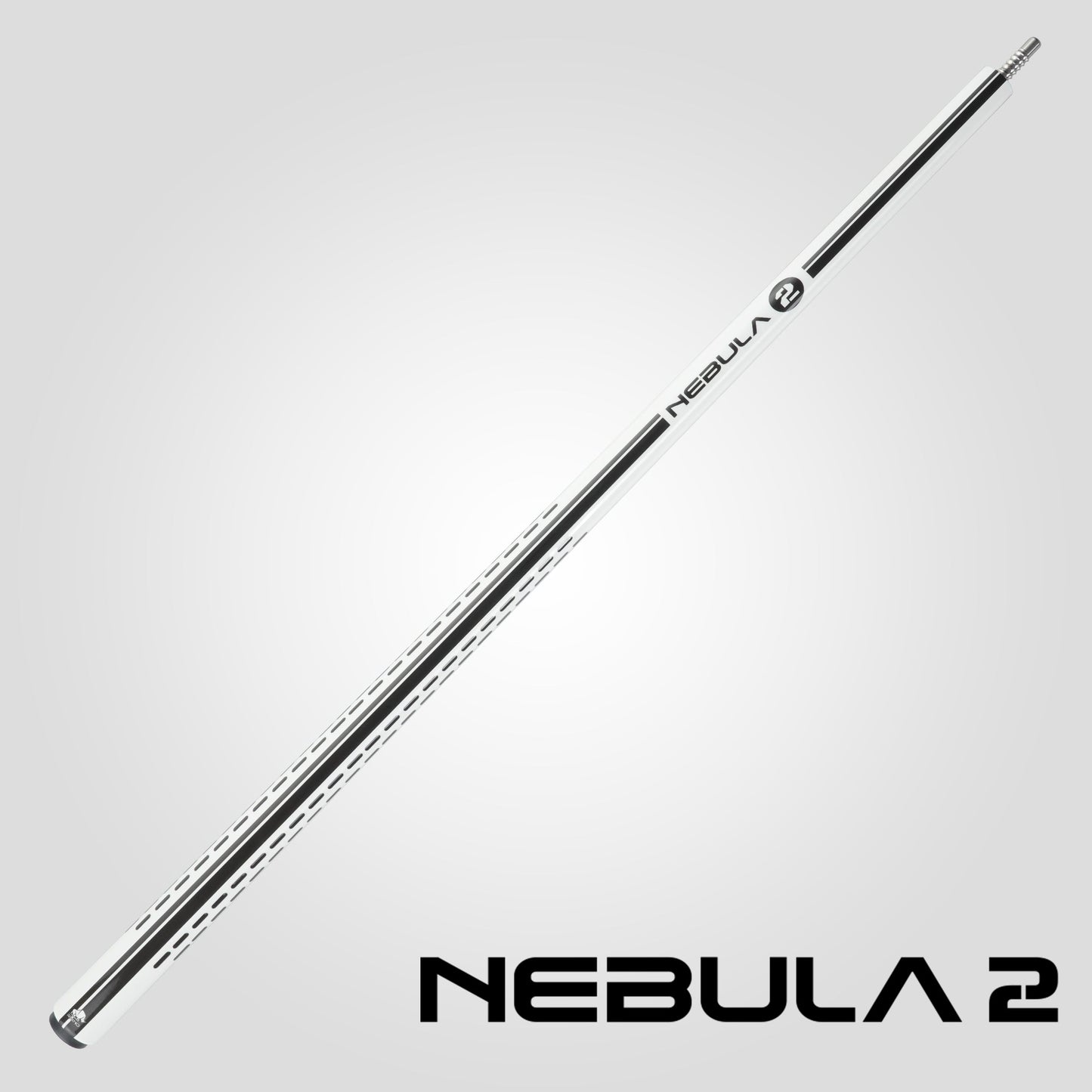 Nebula 2 Pool Cue - Pure White - 3D Grip