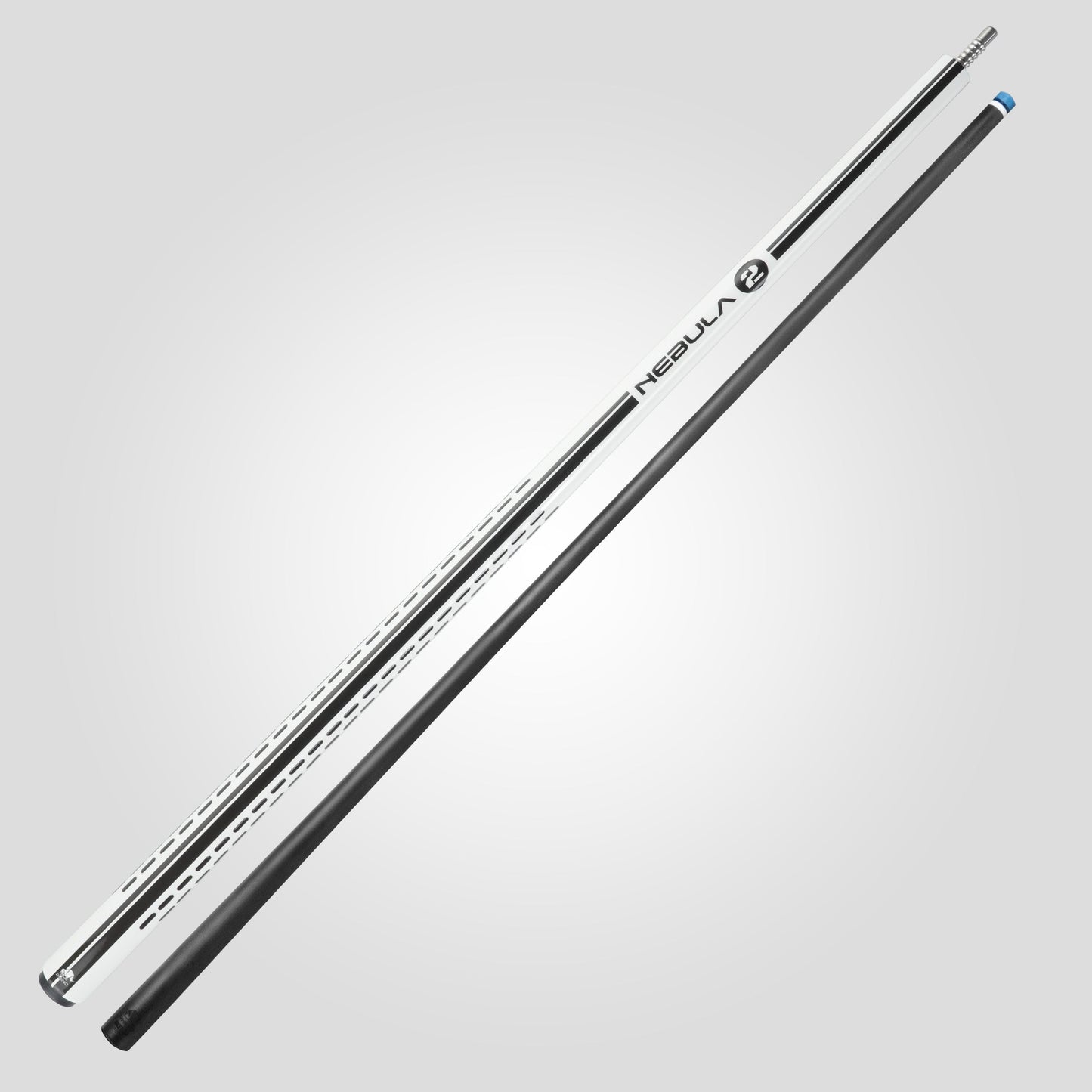 Nebula 2 Pool Cue - Pure White - 3D Grip