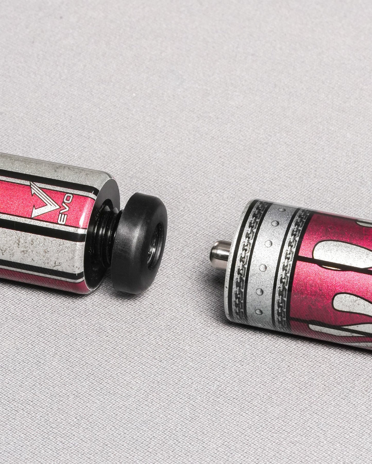 EVO FREEDOM MAXBING EDITION - CRIMSON FLAME - WHITE LEATHER WRAP
