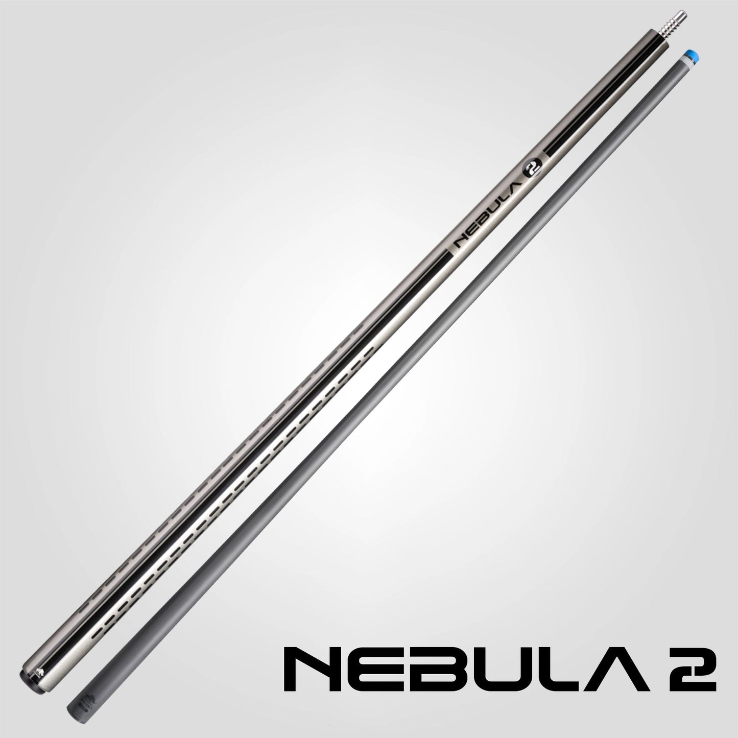 Nebula 2 Pool Cue - Charcoal Gray - Wrapless