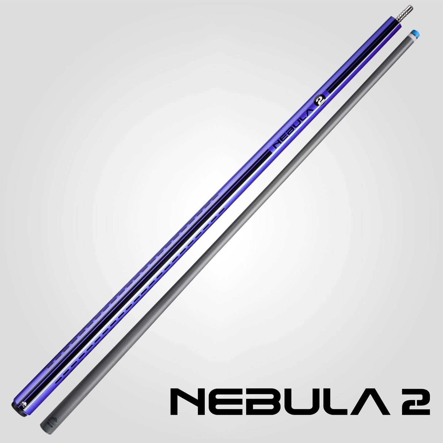 Nebula 2 Pool Cue - Amethyst Purple - Wrapless