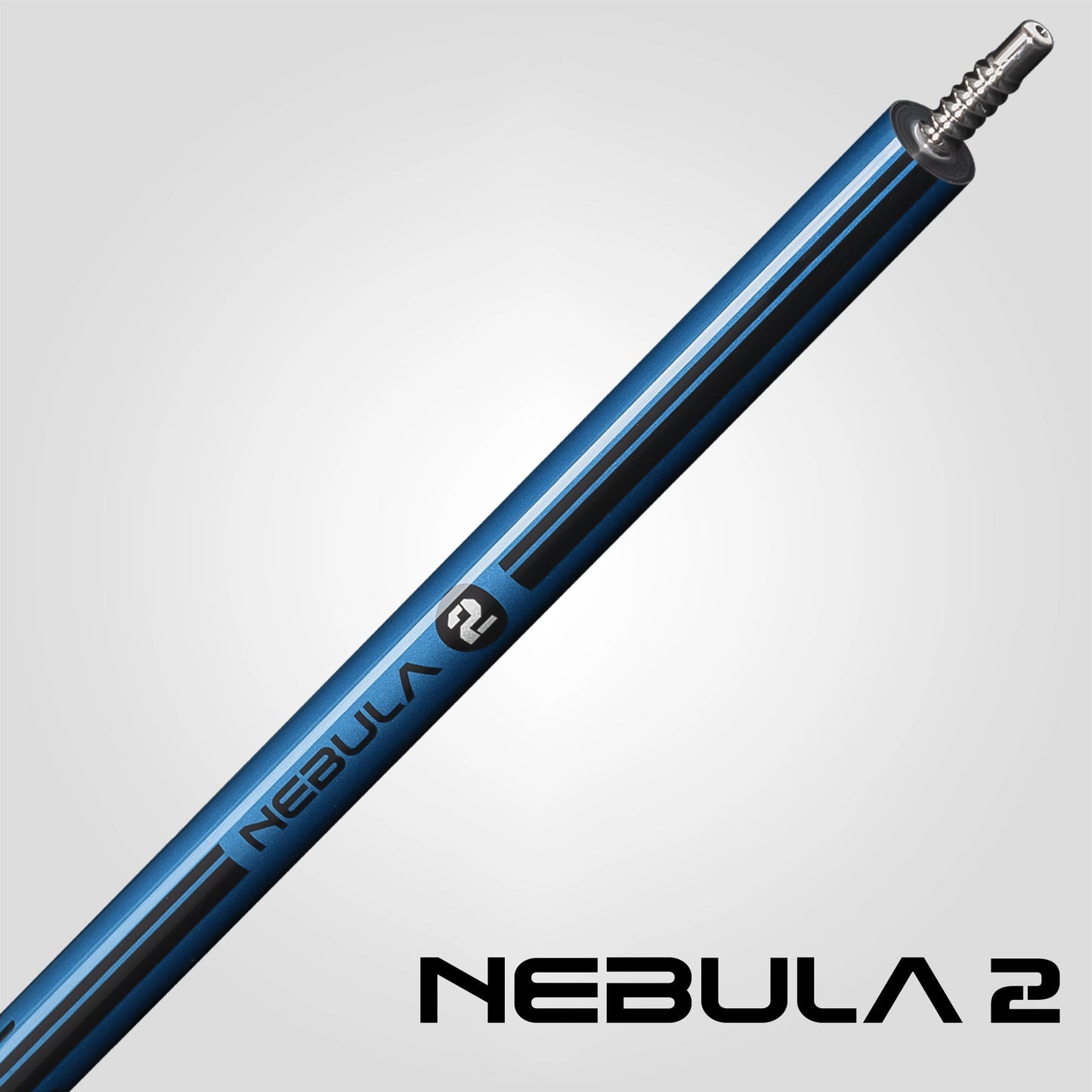 Nebula 2 Pool Cue - Sky Blue - Wrapless