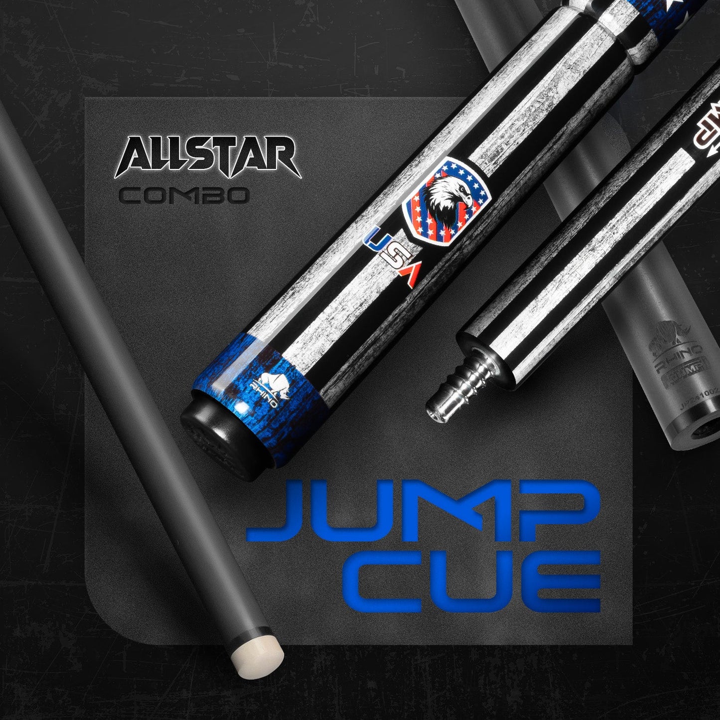 Allstar COMBO: Pool Cue + Jump Cue + Break Cue