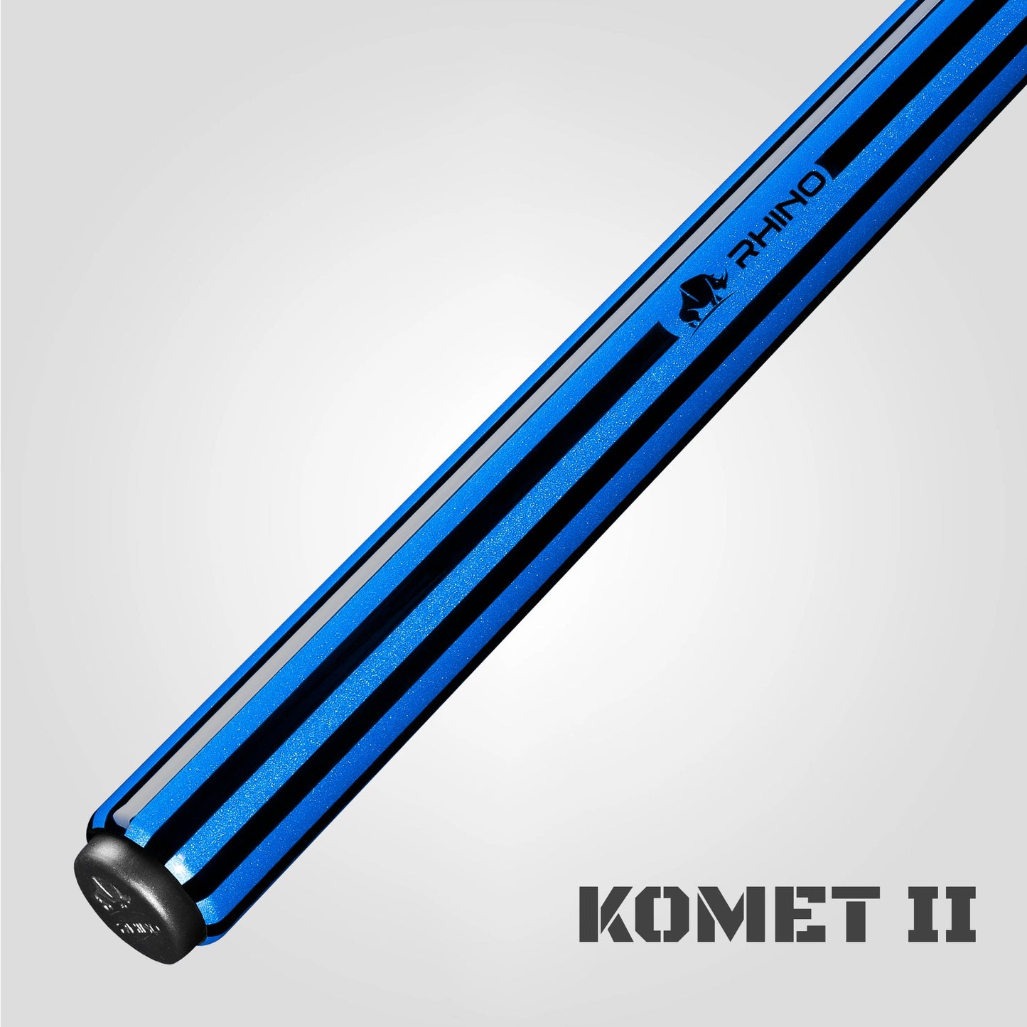 RHINO KOMET II Break Cue - Black & Blue
