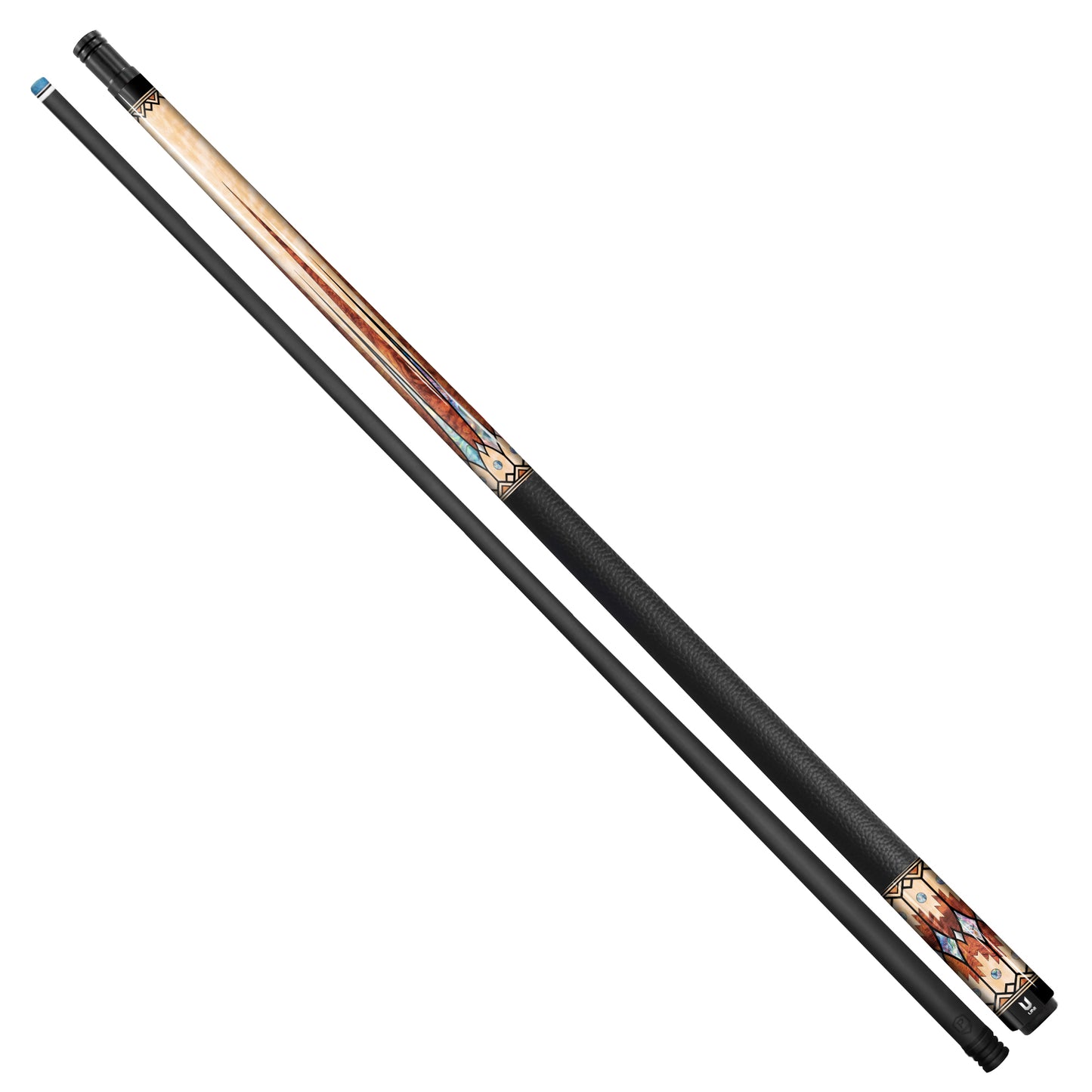 Native American-Inspired Premium Carbon Fiber Pool Cue