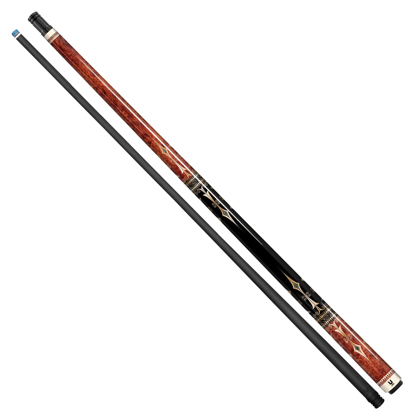 Premium Carbon Fiber Pool Cue – Đông Sơn Pattern Artist Series