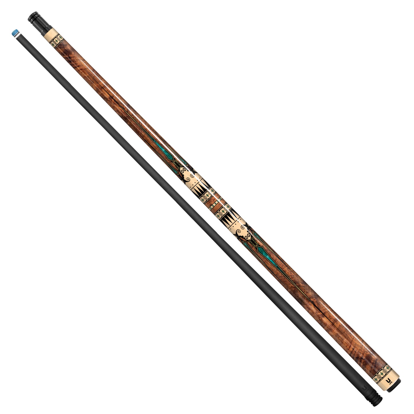 Premium Carbon Fiber Pool Cue – Đông Sơn Inspired Artistic Edition