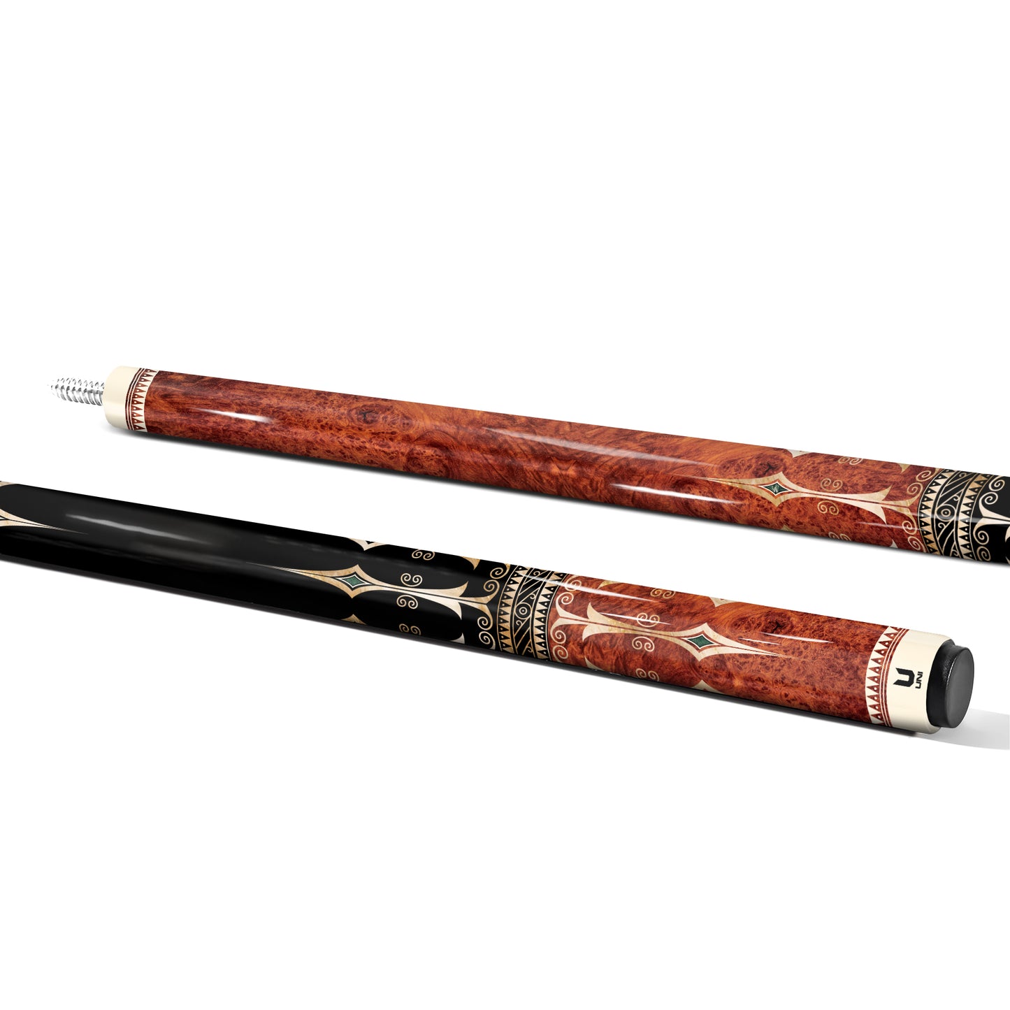 Premium Carbon Fiber Pool Cue – Đông Sơn Pattern Artist Series