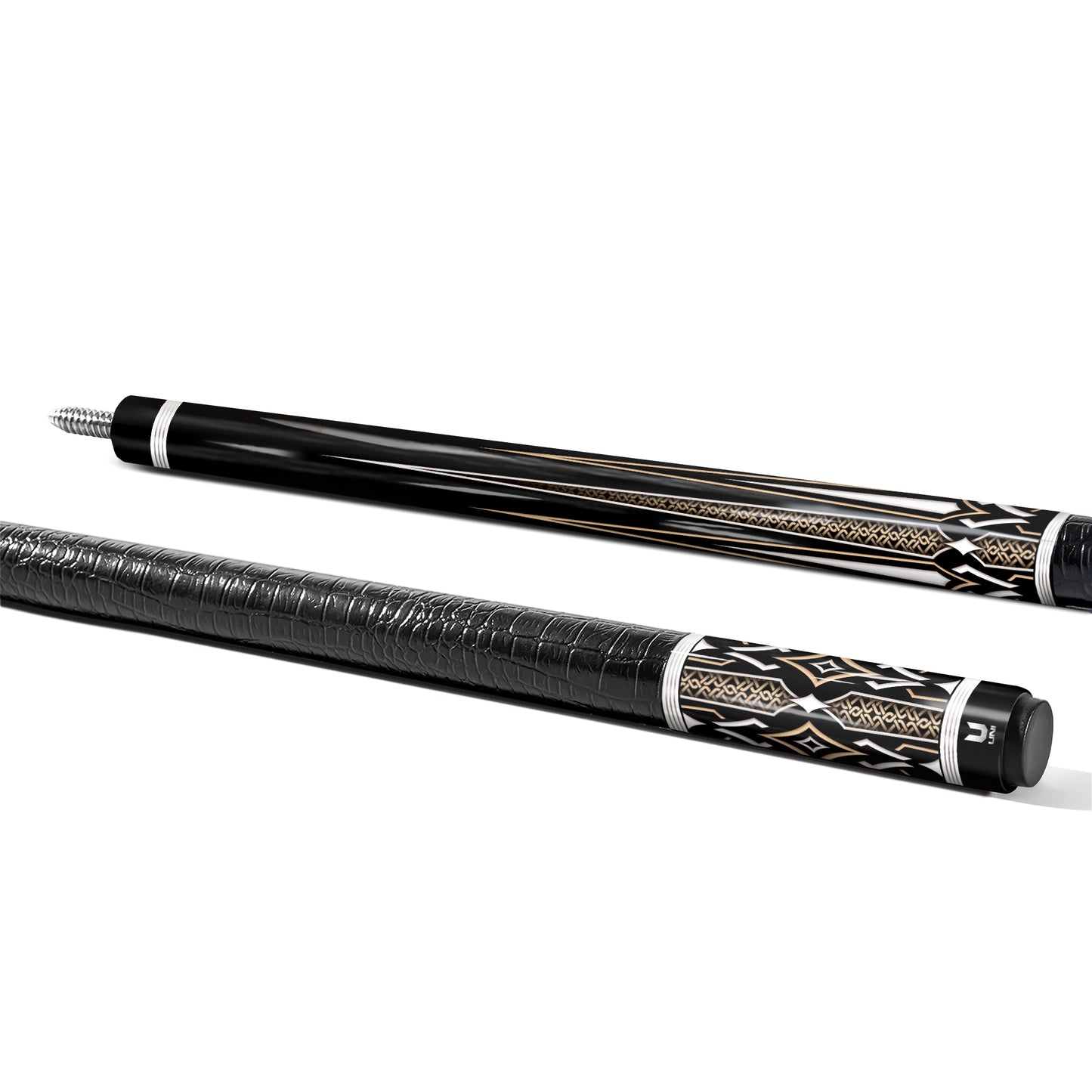 Viking-Style Carbon Fiber Pool Cue – Artist-Designed Precision