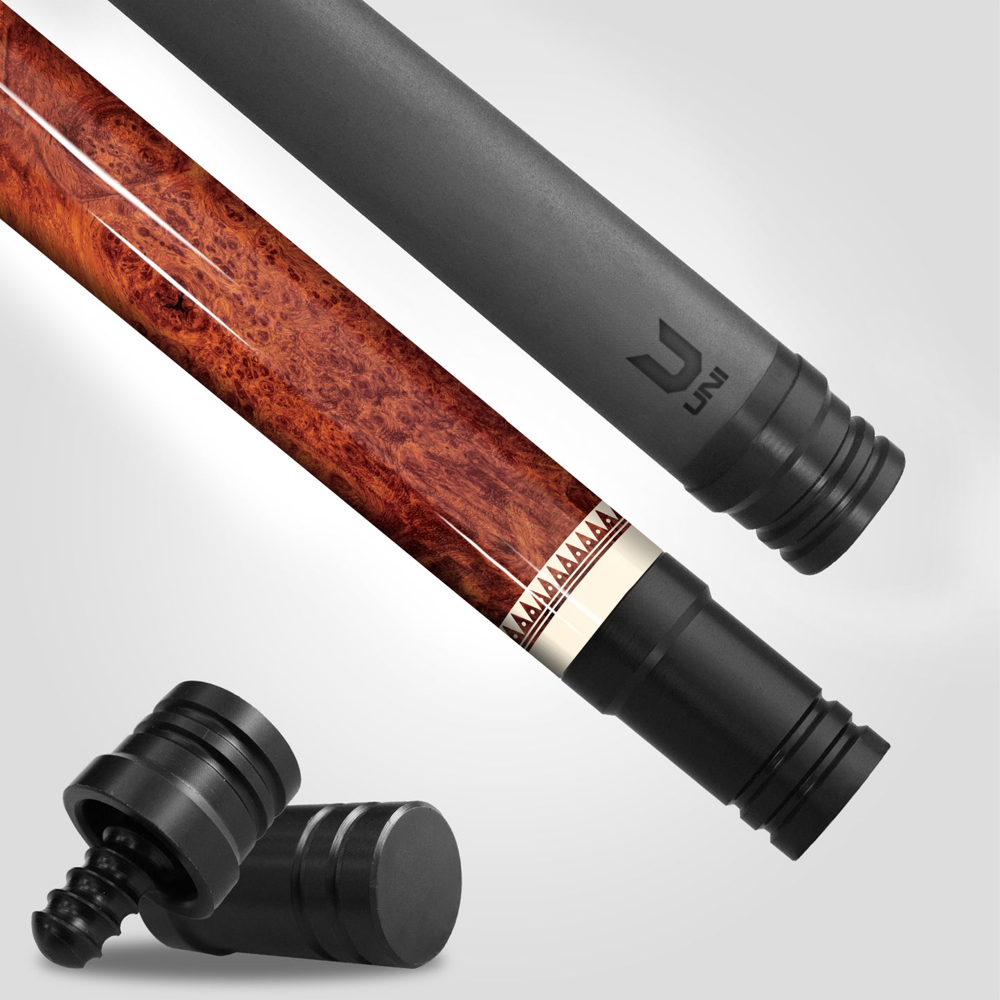 Premium Carbon Fiber Pool Cue – Đông Sơn Pattern Artist Series
