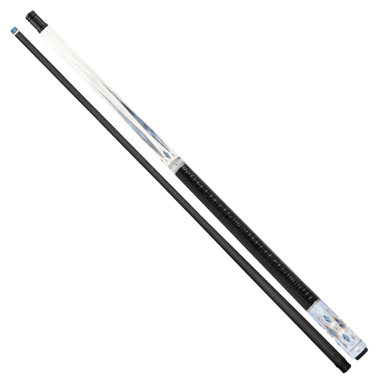 Luxury Diamond Inlay Artist-Designed Carbon Fiber Pool Cue