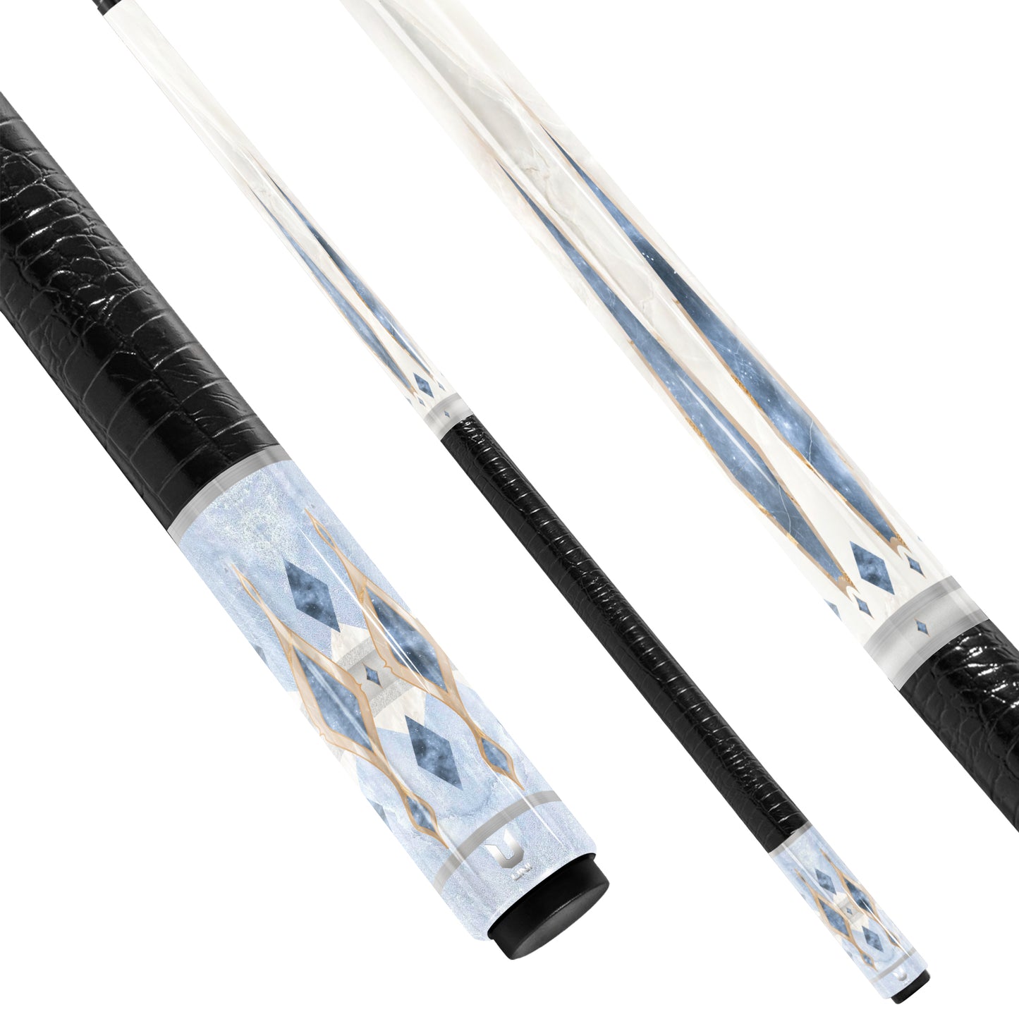 Luxury Diamond Inlay Artist-Designed Carbon Fiber Pool Cue