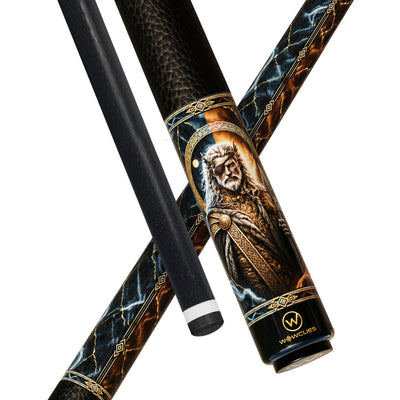 Wowcue Odin’s Wisdom Glass Fiber Pool Cue | Norse Mythology Theme