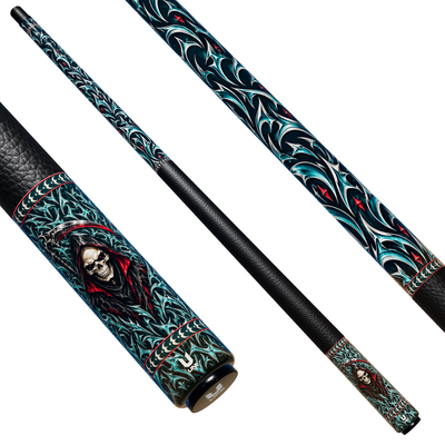 Uni Skull Reaper Carbon Fiber Pool Cue | Gothic