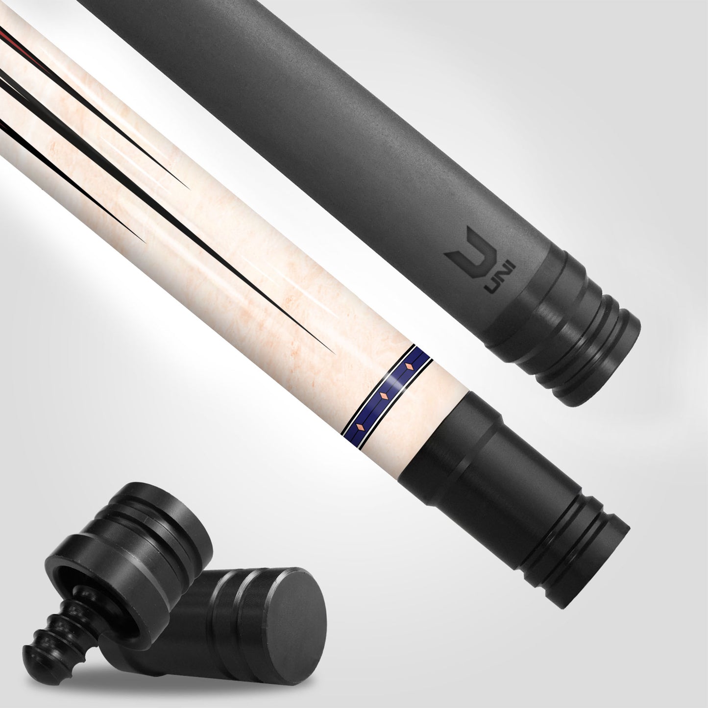 American Valor Eagle Carbon Fiber Pool Cue - Patriotic Striker Series Art Stick