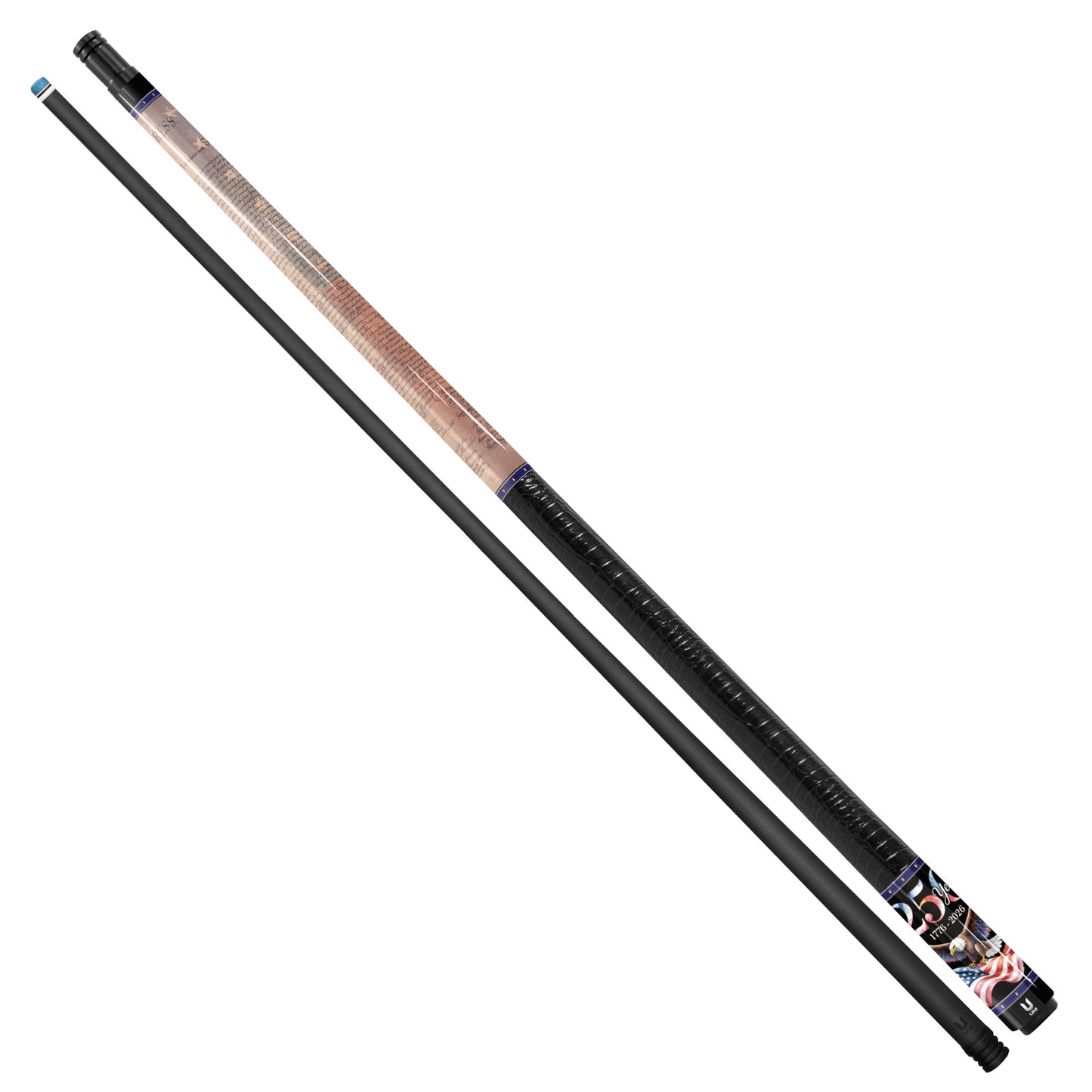 USA 250th Anniversary "Declaration of Independence" Carbon Fiber Pool Cue - Patriotic Heritage Edition (1776-2026)