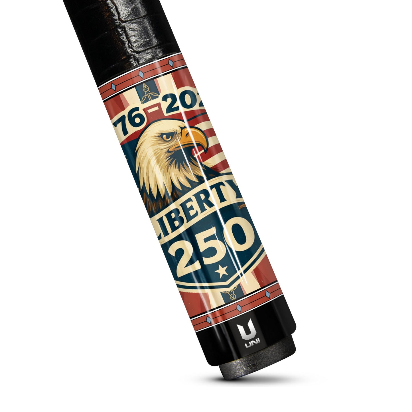 USA 250th Anniversary "Liberty" Carbon Fiber Pool Cue - Vintage 1776-2026 Sestercentennial Commemorative Stick