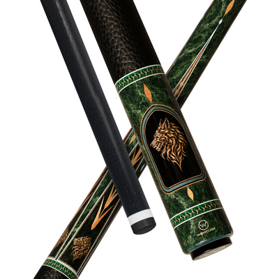 Wowcue Wolf Tribal Glass Fiber Pool Cue | Bronze Fang Theme