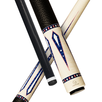 Wowcue Patriotic Glass Fiber Pool Cue | Navy Flag Theme