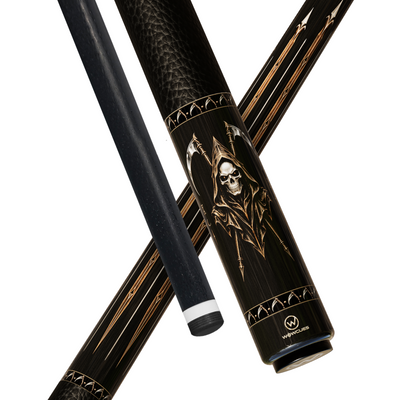 Wowcue Grim Reaper Glass Fiber Pool Cue | Bronze Steel Theme
