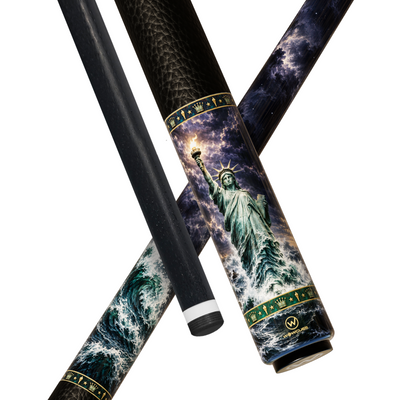 Wowcue Statue of Liberty Glass Fiber Pool Cue | Storm Harbor Colossus Theme
