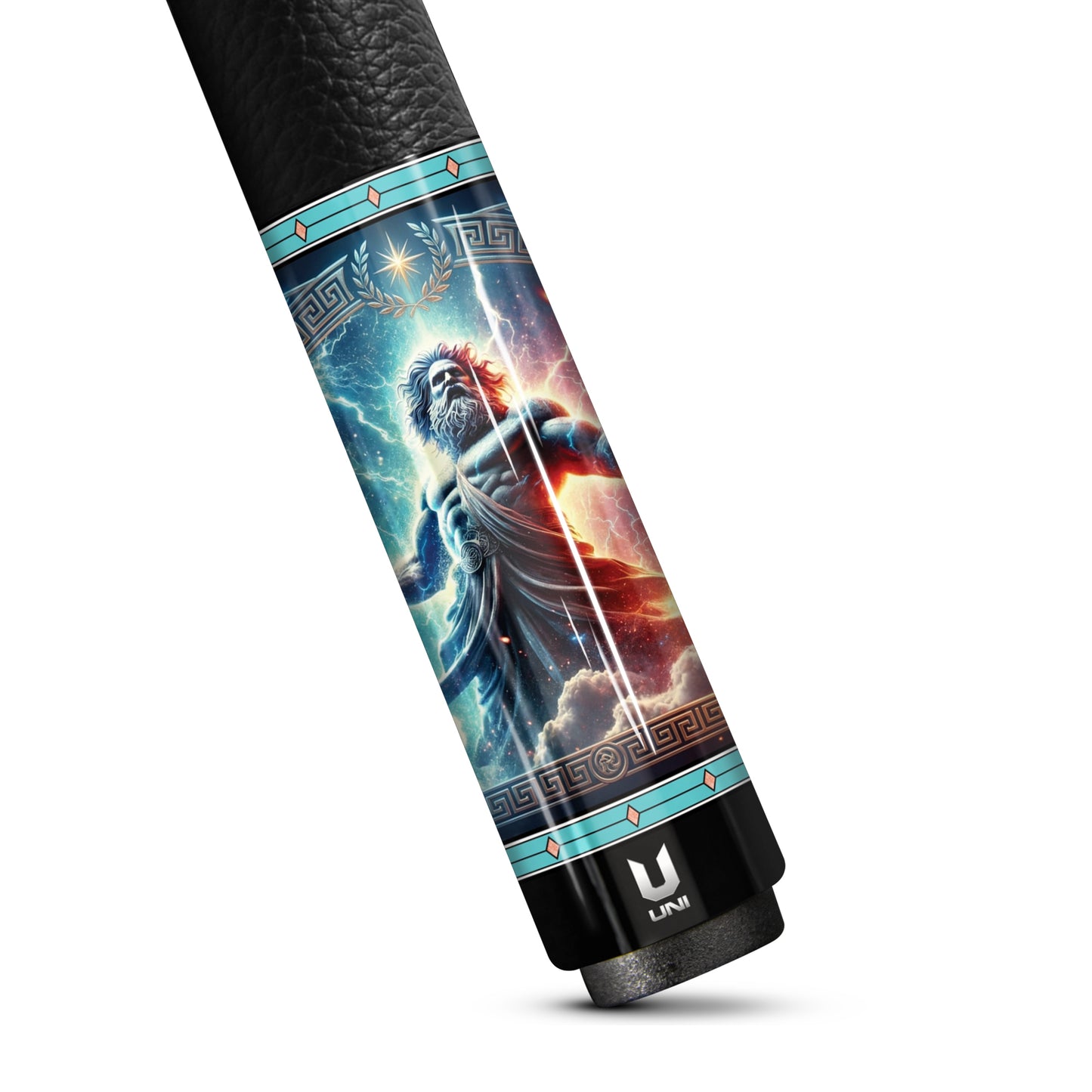Zeus "Convergence" Limited Edition Carbon Fiber Billiard Cue - High-Performance Low Deflection Pool Stick - Mythical God & Cosmic Power Series - Pro-Level Pool Cue