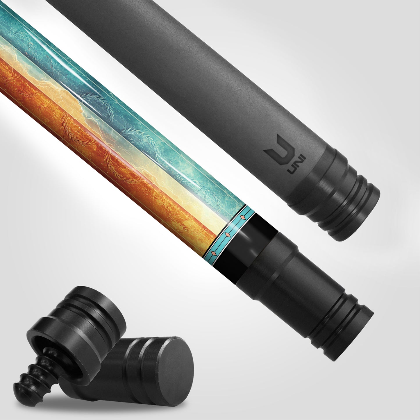 Zeus "Convergence" Limited Edition Carbon Fiber Billiard Cue - High-Performance Low Deflection Pool Stick - Mythical God & Cosmic Power Series - Pro-Level Pool Cue