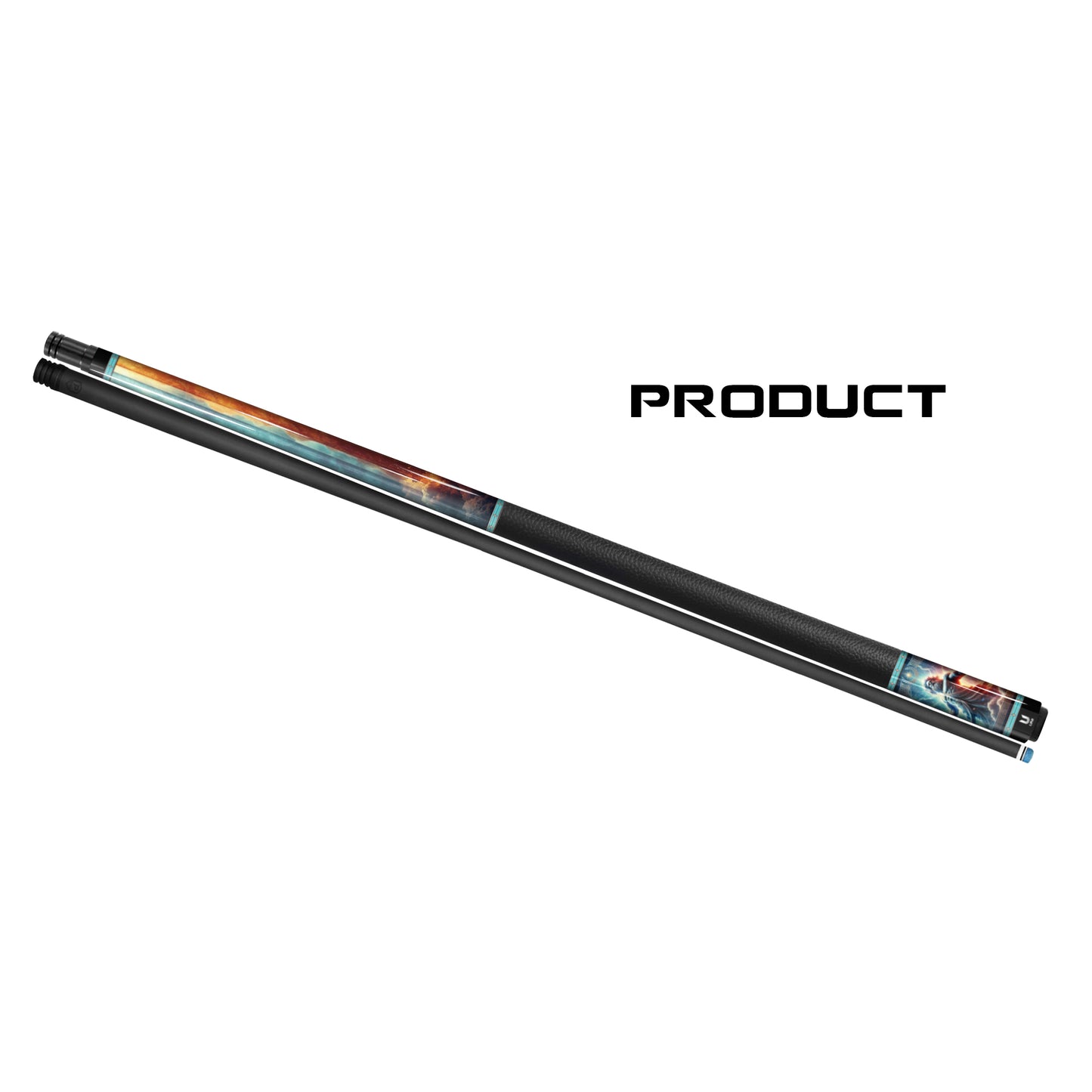 Zeus "Convergence" Limited Edition Carbon Fiber Billiard Cue - High-Performance Low Deflection Pool Stick - Mythical God & Cosmic Power Series - Pro-Level Pool Cue