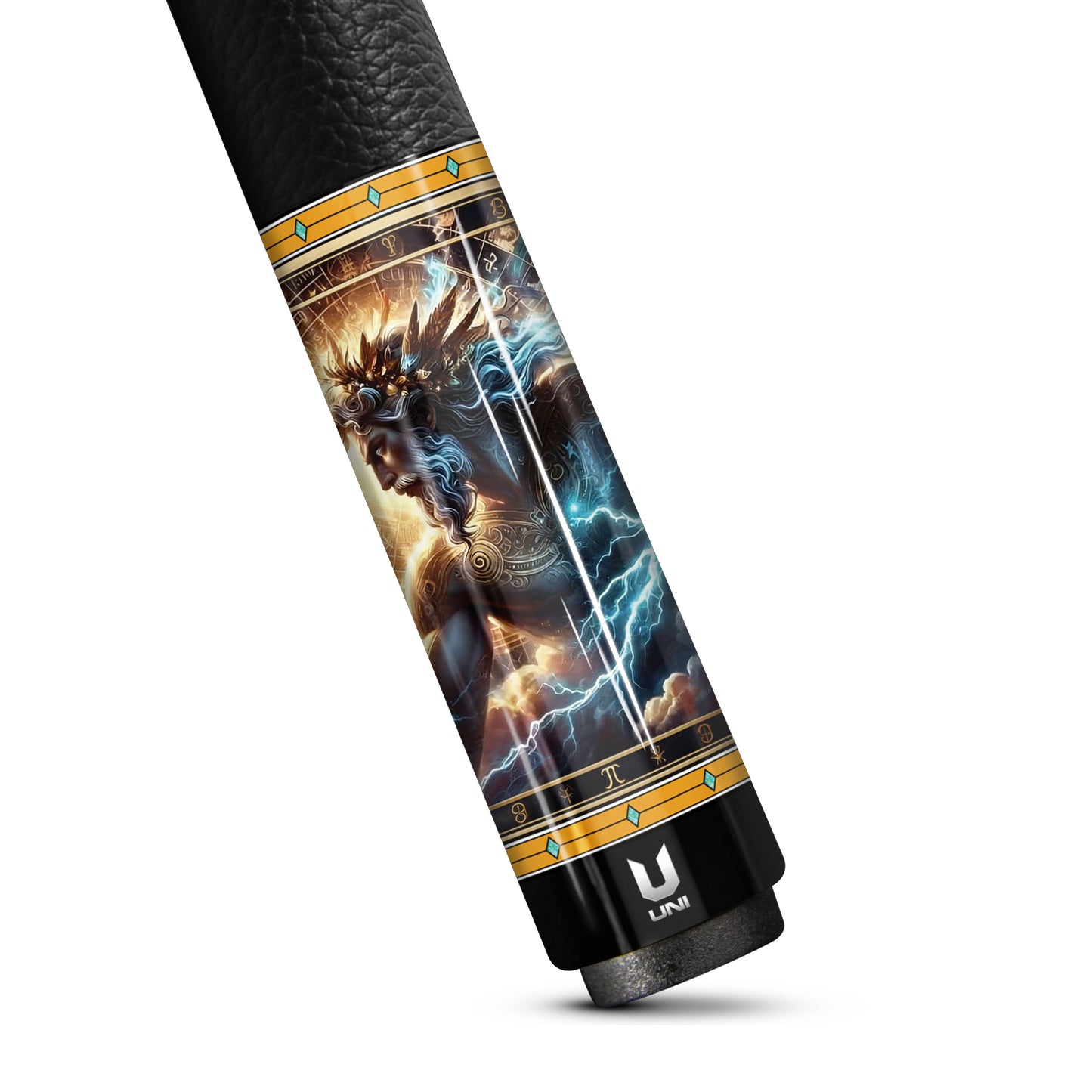 Zeus "Celestial Architect" Carbon Fiber Billiard Cue - Elite Low Deflection Performance - High-Tech Mythic Series Custom Pool Stick