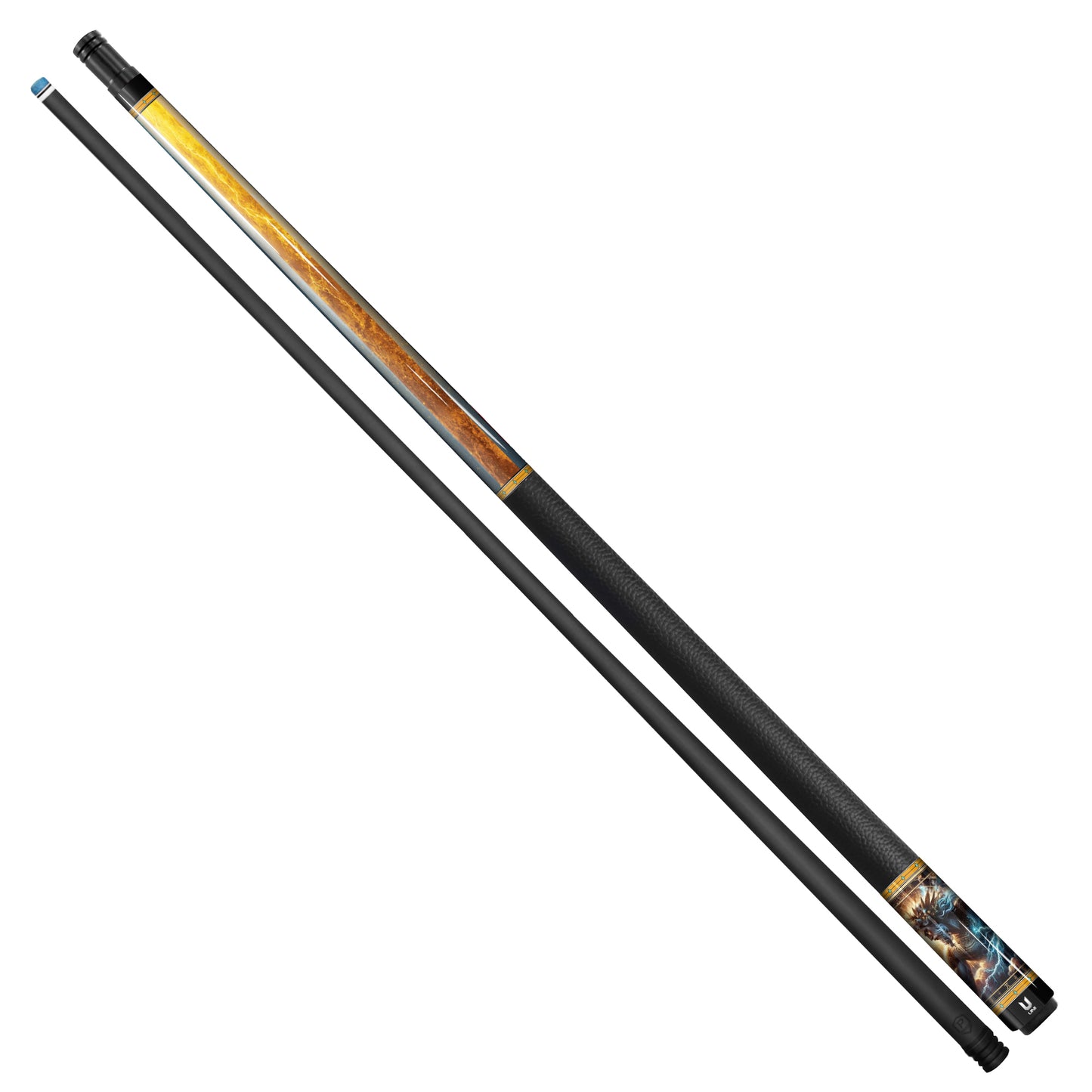Zeus "Celestial Architect" Carbon Fiber Billiard Cue - Elite Low Deflection Performance - High-Tech Mythic Series Custom Pool Stick