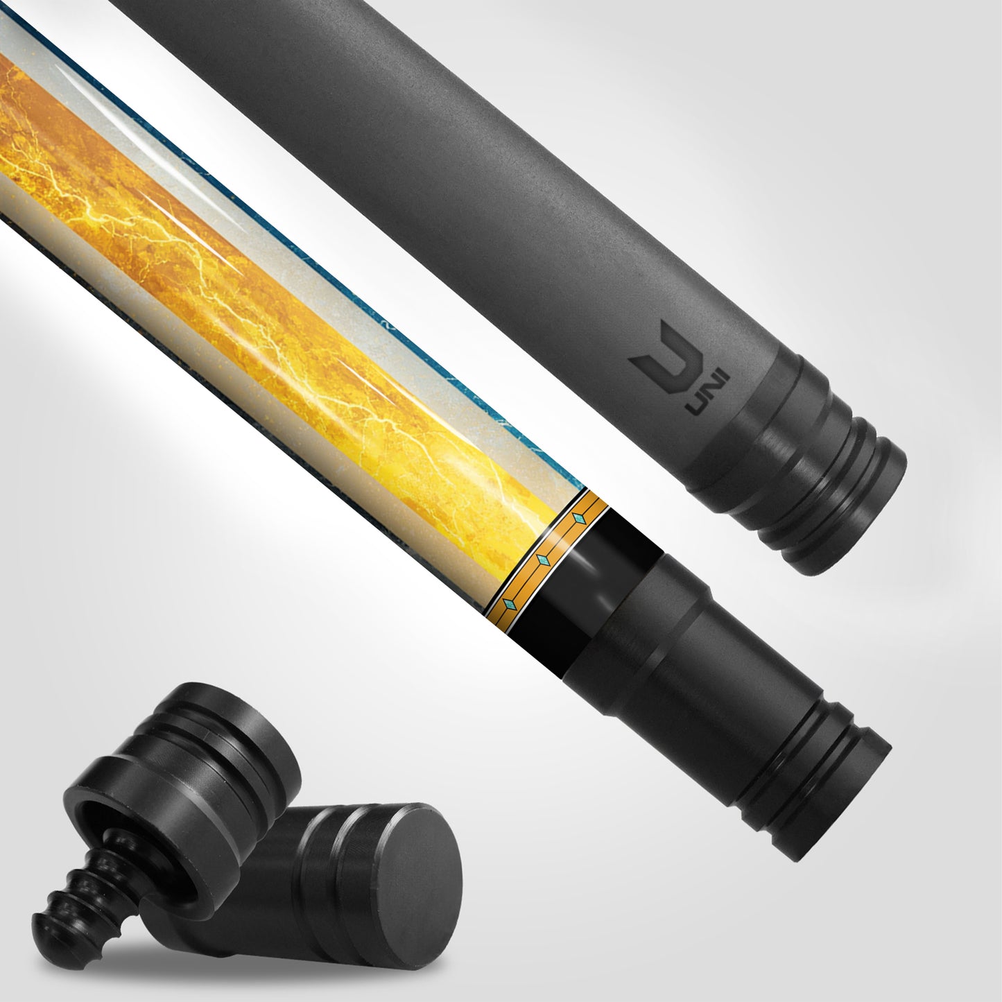 Zeus "Celestial Architect" Carbon Fiber Billiard Cue - Elite Low Deflection Performance - High-Tech Mythic Series Custom Pool Stick