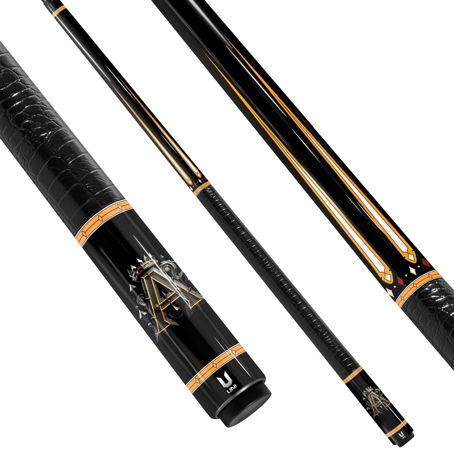 Premium Carbon Fiber Pool Cue - Custom Name