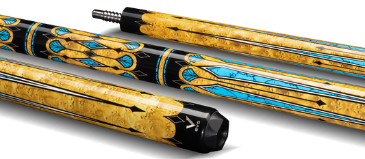 EVO WARRIOR CAROM CUE - DESERT GOLD