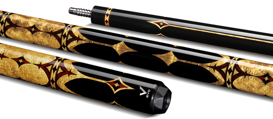 EVO CROWN CAROM CUE - ROYAL BLACK