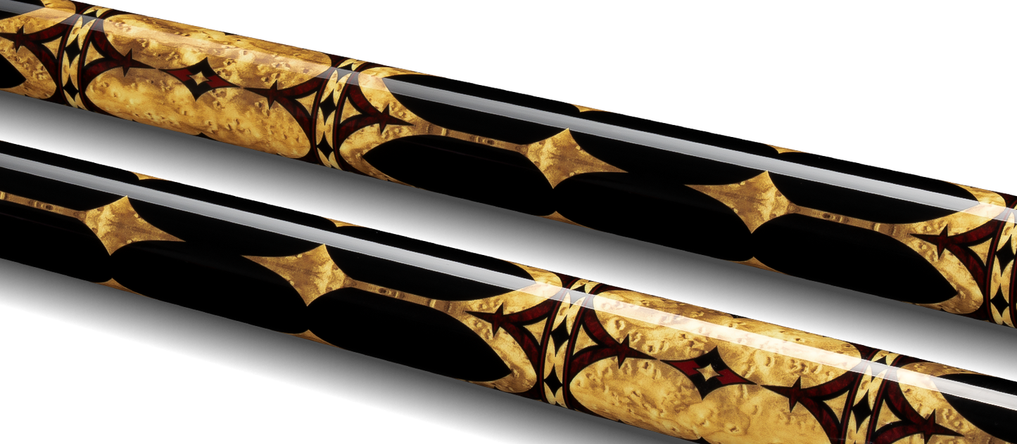 EVO CROWN CAROM CUE - ROYAL BLACK