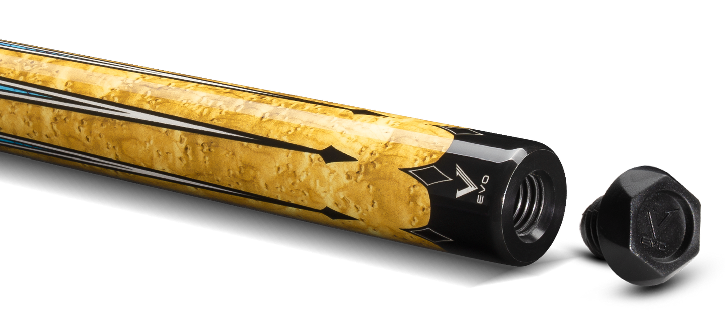 EVO WARRIOR CAROM CUE - DESERT GOLD