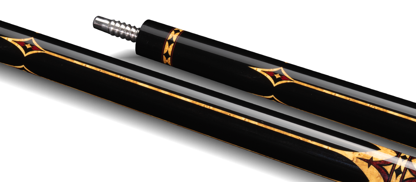 EVO CROWN CAROM CUE - ROYAL BLACK