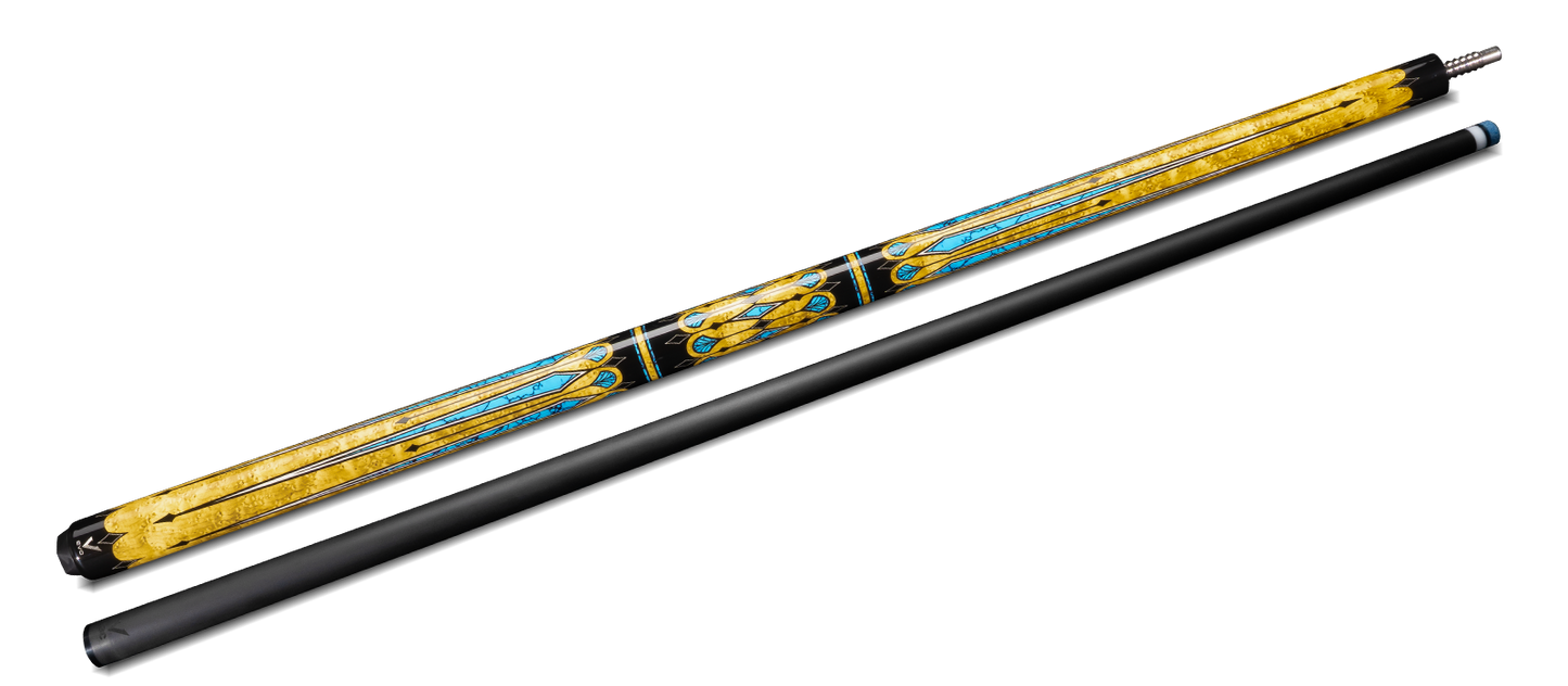 EVO WARRIOR CAROM CUE - DESERT GOLD